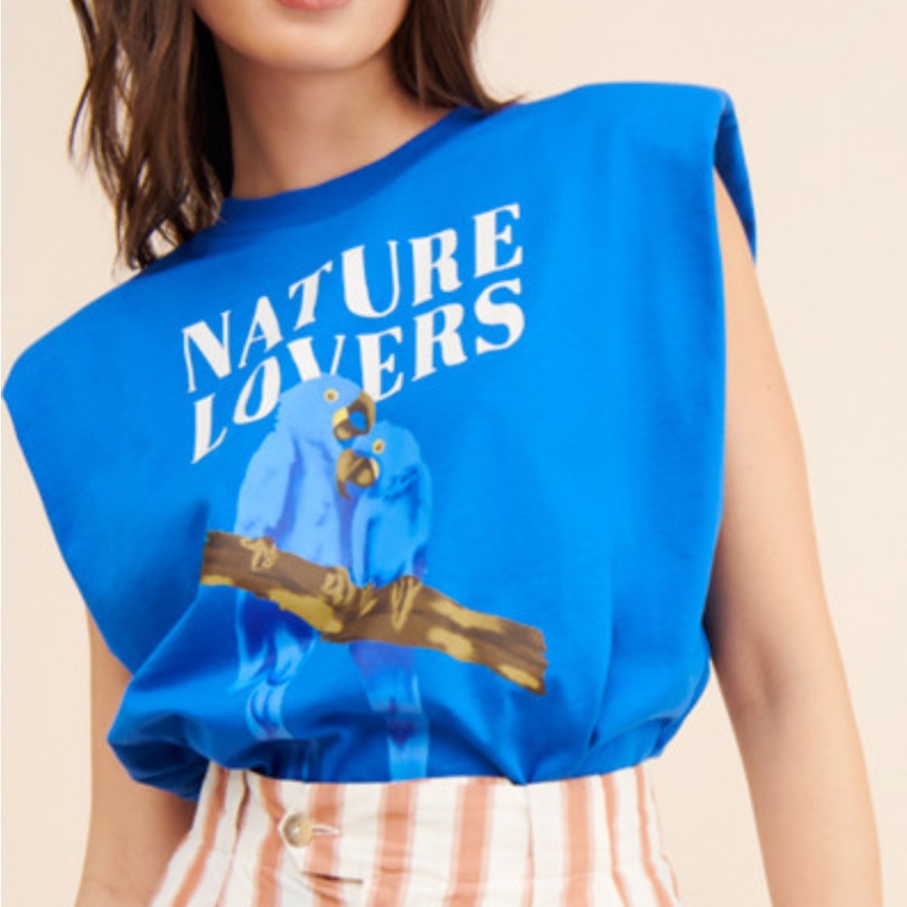 FARM Rio Blue Nature Lovers Muscle Tee